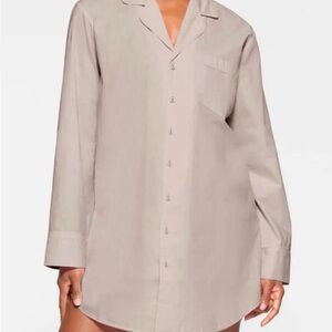 Skims poplin sleep dress